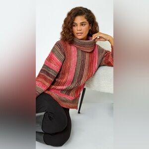 Angie Cowl Neck Knit Sweater